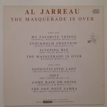 Al Jarreau ‎– The Masquerade Is Over