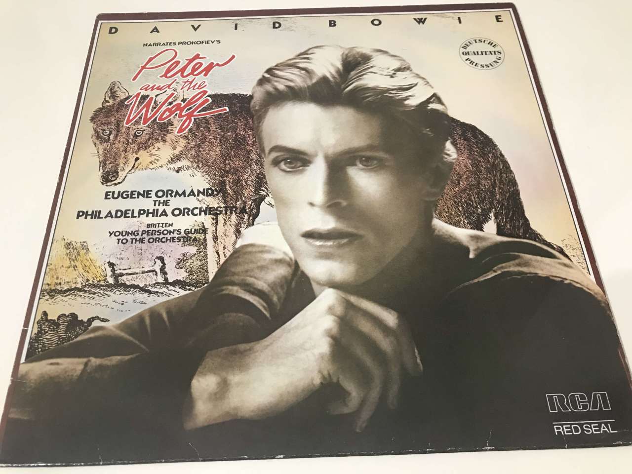 David Bowie Narrates Prokofiev / Eugene Ormandy, The Philadelphia Orchestra - Britten ‎– Peter And The Wolf / Young Person's Guide To The Orchestra