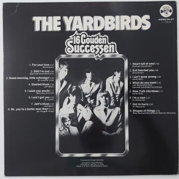 The Yardbirds – The Yardbirds - 16 Gouden Successen