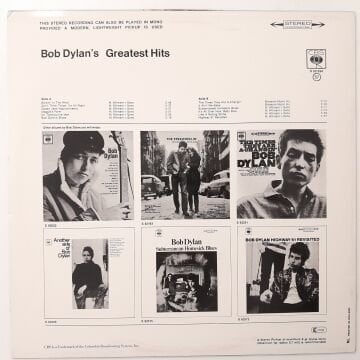 Bob Dylan ‎– Bob Dylan's Greatest Hits
