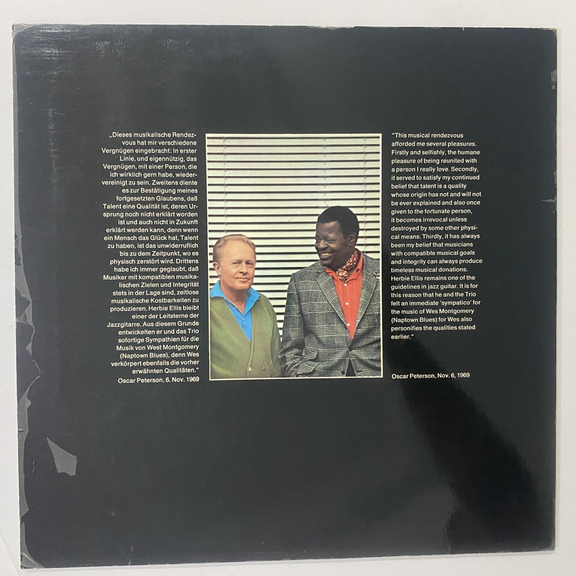 The Oscar Peterson Trio With Herb Ellis – Hello Herbie