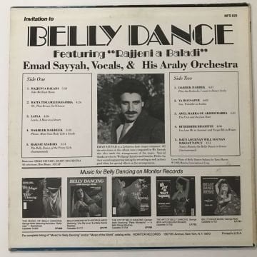 Emad Sayyah & His Araby Orchestra – Invitation To Belly Dance