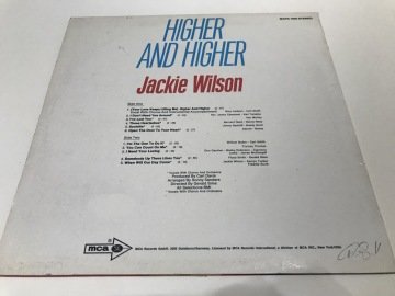 Jackie Wilson ‎– Higher And Higher