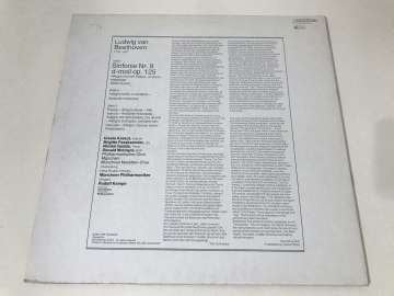 Beethoven — Koszut · Fassbaender · Gedda · McIntyre - Philharmonischer Chor München · Münchner Motetten-Chor · Münchner Philharmoniker - Rudolf Kempe – Sinfonie Nr. 9 D-moll 2 LP