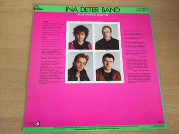 Ina Deter Band ‎– Aller Anfang Sind Wir