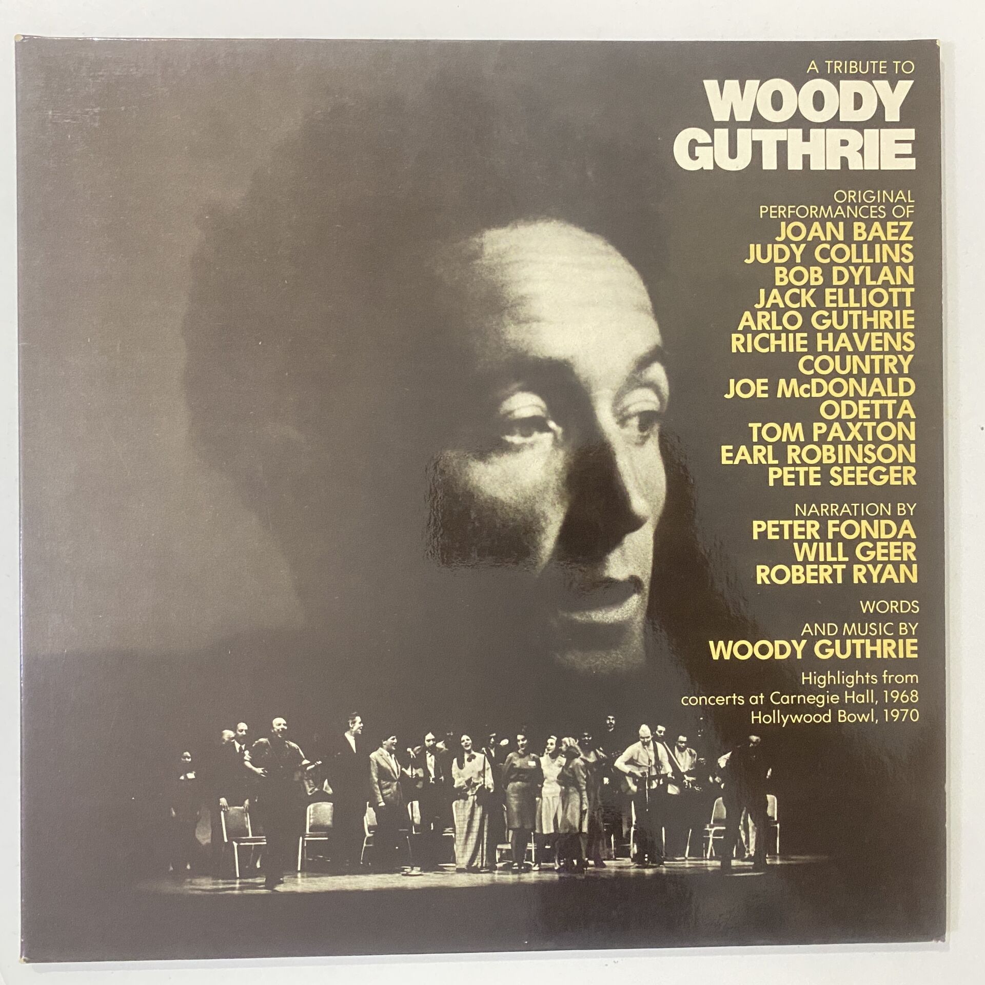 A Tribute To Woody Guthrie (Highlights From Concerts At Carnegie Hall, 1968 And Hollywood Bowl, 1970) 2 LP