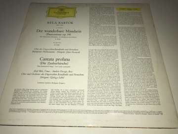 Bartok - János Ferencsik, György Lehel ‎– Der Wunderbare Mandarin / Cantata Profana