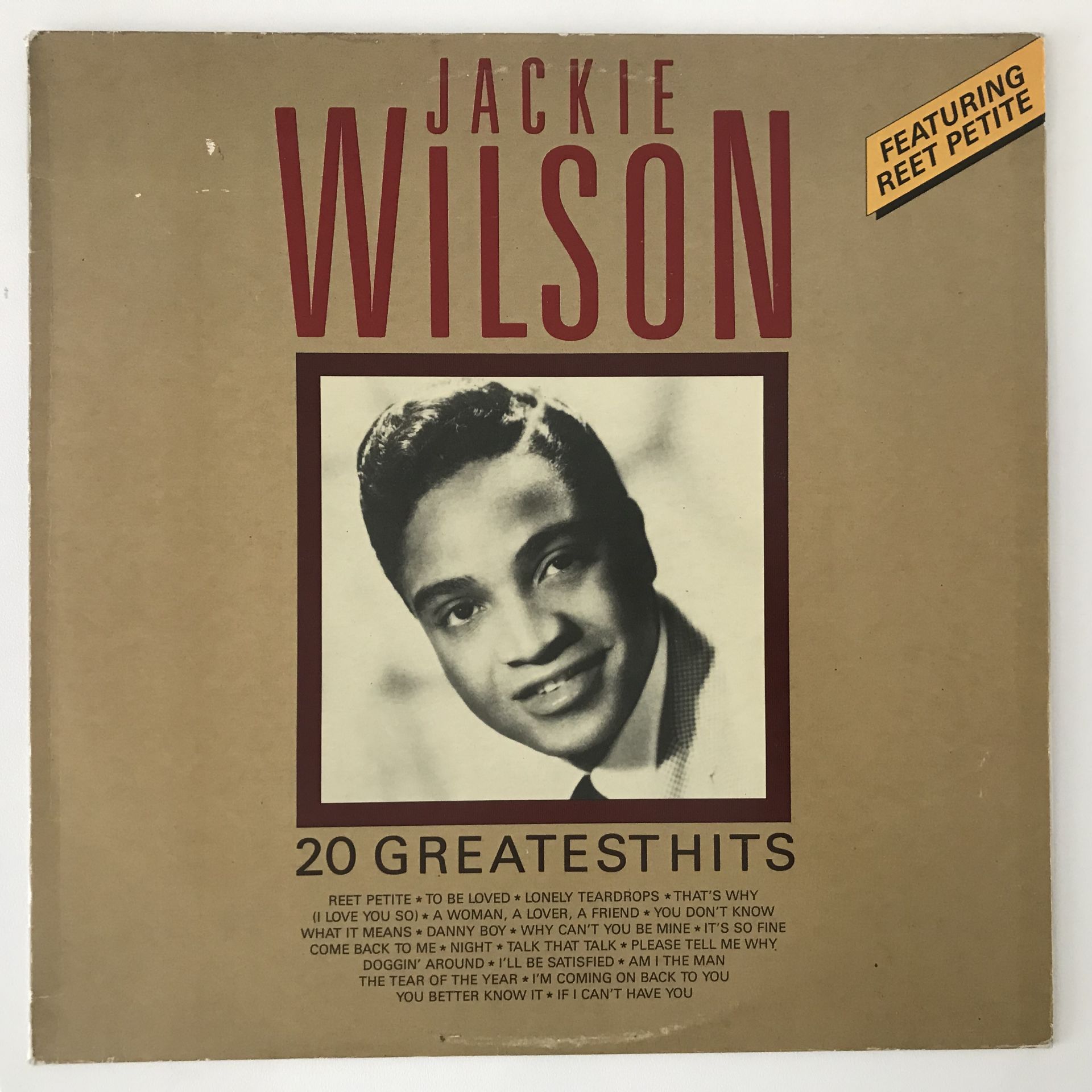 Jackie Wilson ‎– 20 Greatest Hits