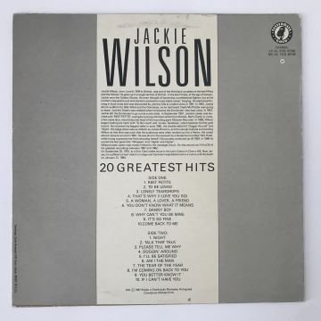 Jackie Wilson ‎– 20 Greatest Hits
