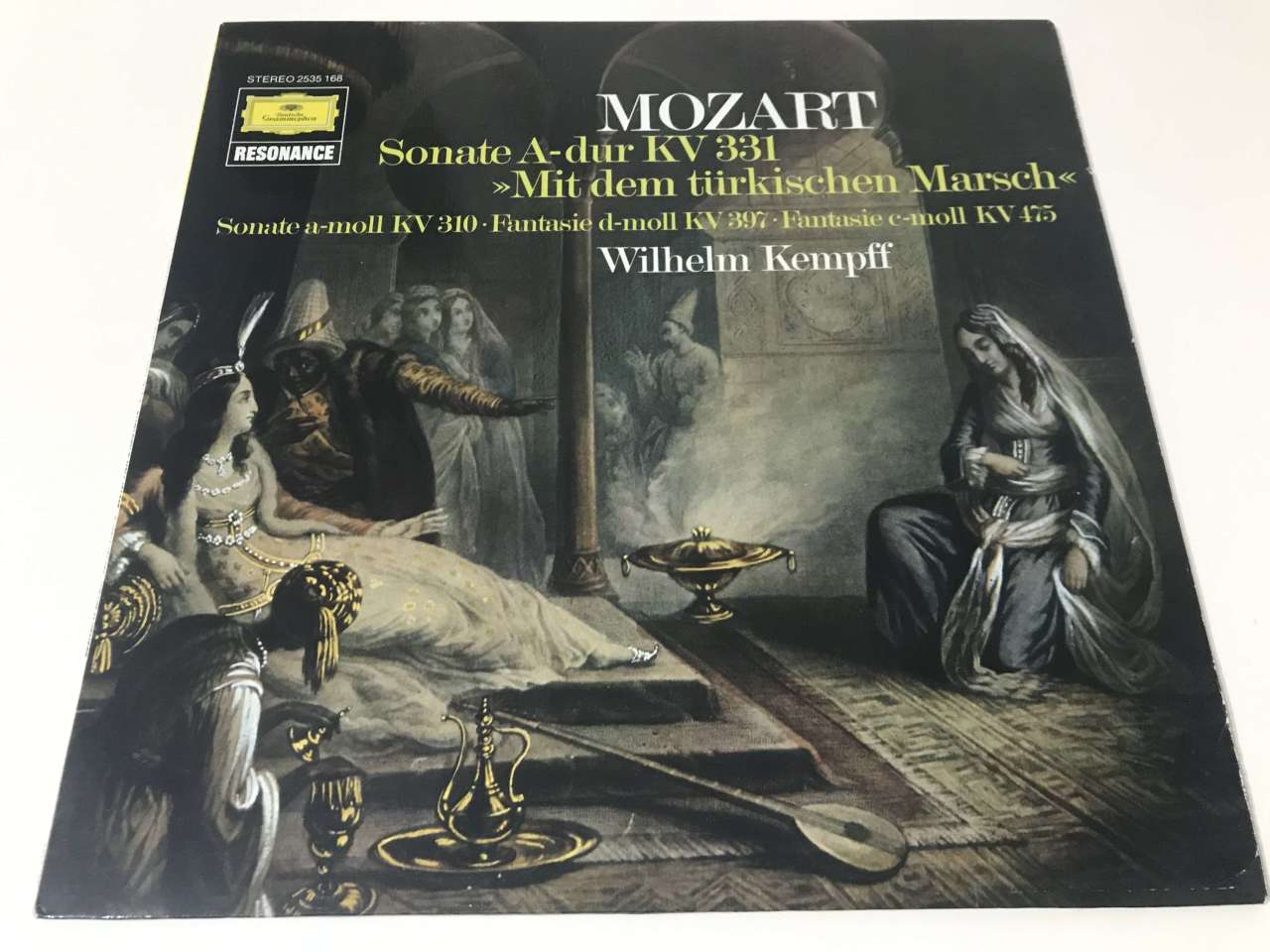 Mozart, Wilhelm Kempff – Sonate A-Dur KV 331 ''Mit Dem Türkischen Marsch'' / Sonate A-Moll KV 310 / Fantasie D-Moll KV 397 / Fantasie C-Moll KV 475