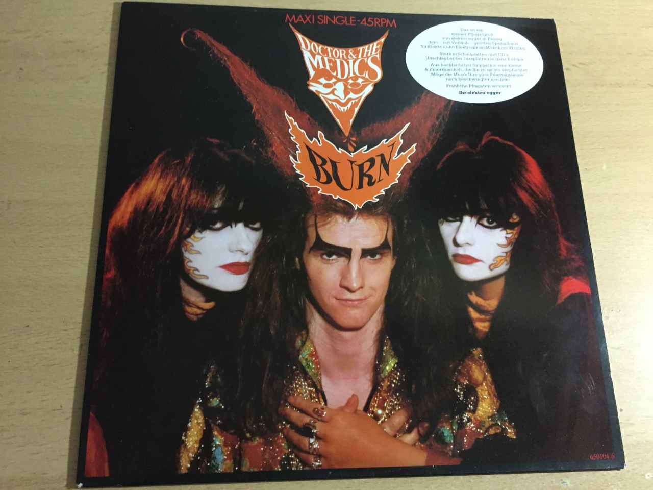 Doctor & The Medics ‎– Burn