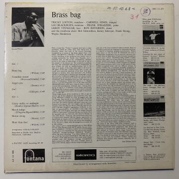 Tricky Lofton & Carmell Jones With The Arrangements Of Gerald Wilson – Brass Bag