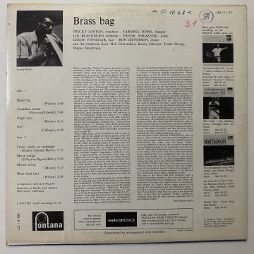 Tricky Lofton & Carmell Jones With The Arrangements Of Gerald Wilson – Brass Bag
