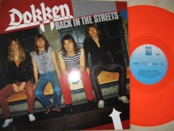 Dokken ‎– Back In The Streets ( Kırmızı Renkli Plak)