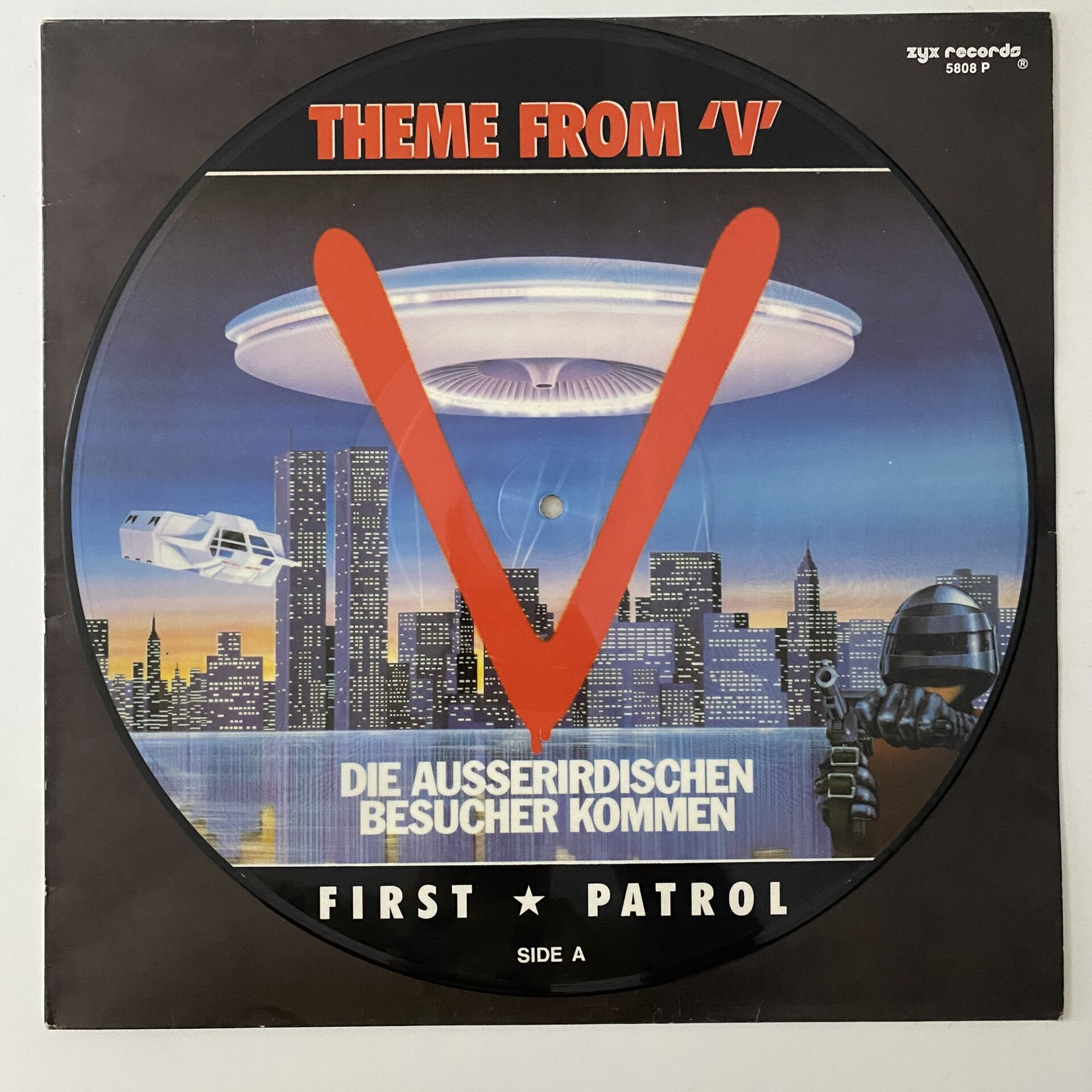 First Patrol ‎– Theme From V (Resimli Plak)