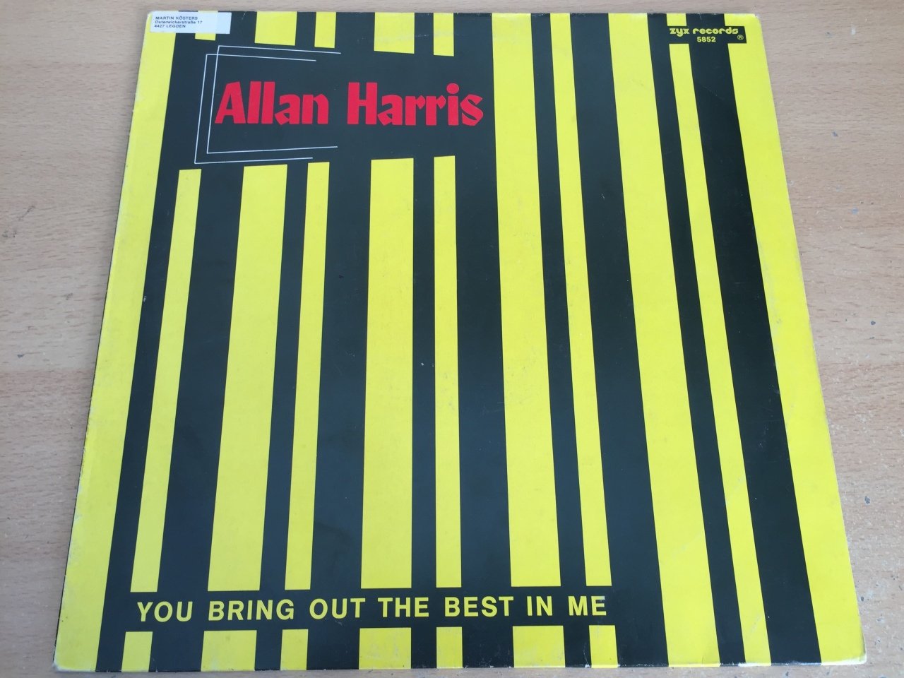 Allan Harris ‎– You Bring Out The Best In Me