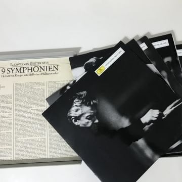 Beethoven, Herbert von Karajan, Berliner Philharmoniker – 9 Symphonien (8 LP Kutulu Set)