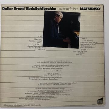 Abdullah Ibrahim / Dollar Brand – Matsidiso