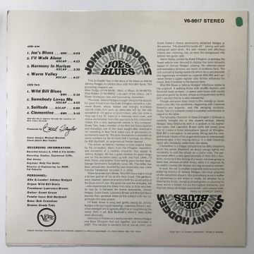 Johnny Hodges / Wild Bill Davis – Joe's Blues