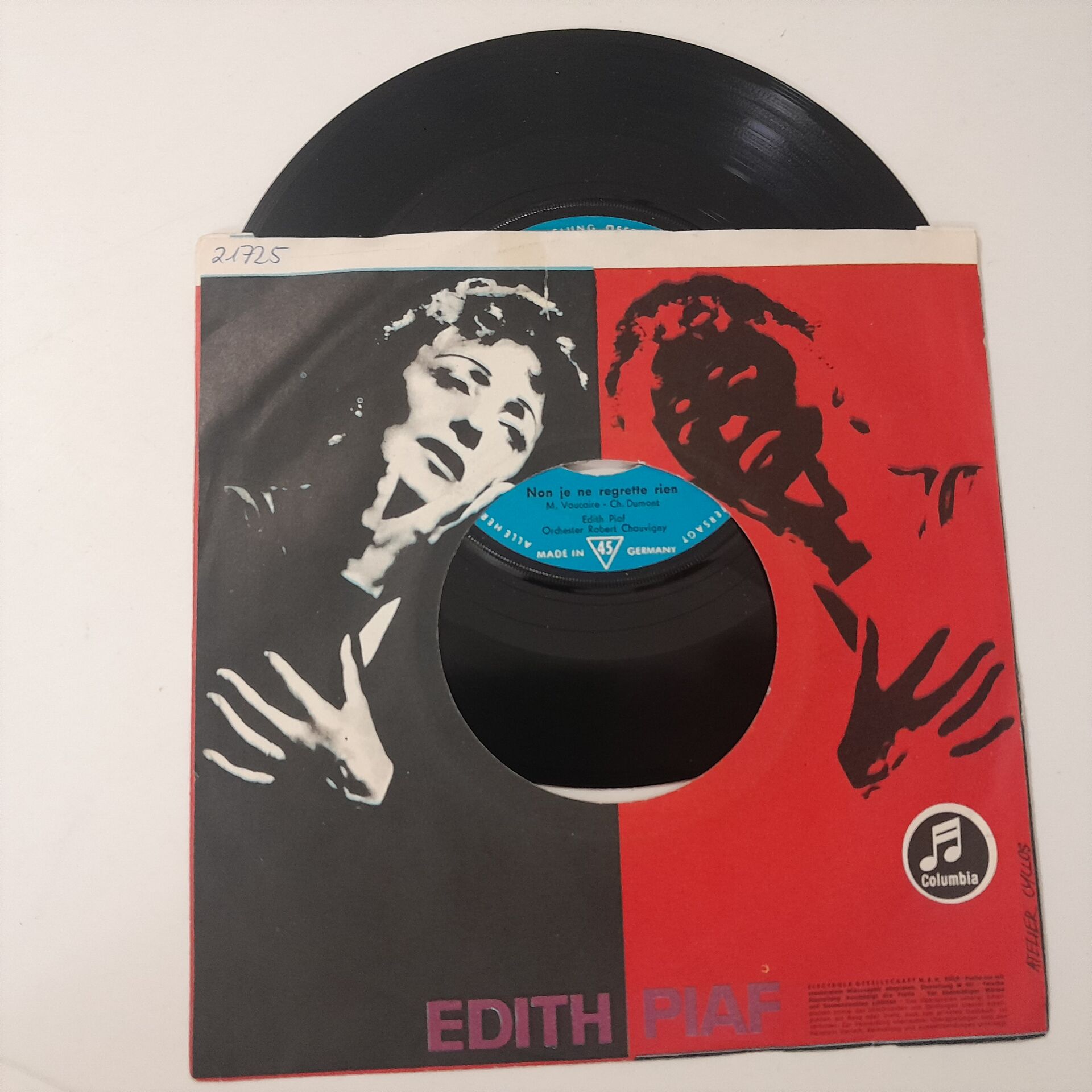 Edith Piaf – Non Je Ne Regrette Rien / Jerusalem