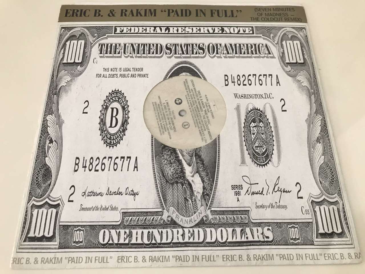 Eric B. & Rakim ‎– Paid In Full