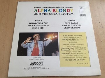 Alpha Blondy And The Solar System ‎– S.O.S. Tribal War / S.O.S. Guerre Tribale