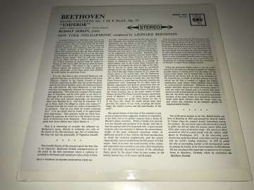 Beethoven / Serkin, Bernstein, The New York Philharmonic Orchestra – Concerto No. 5 In E-Flat Major For Piano And Orchestra, Op. 73 (Emperor)