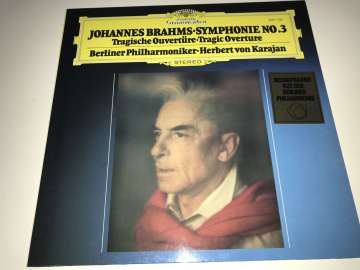Johannes Brahms, Berliner Philharmoniker · Herbert von Karajan ‎– Symphonie No. 3 / Tragische Ouvertüre