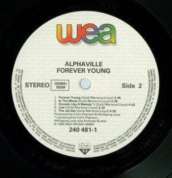 Alphaville ‎– Forever Young - KAPAKSIZ
