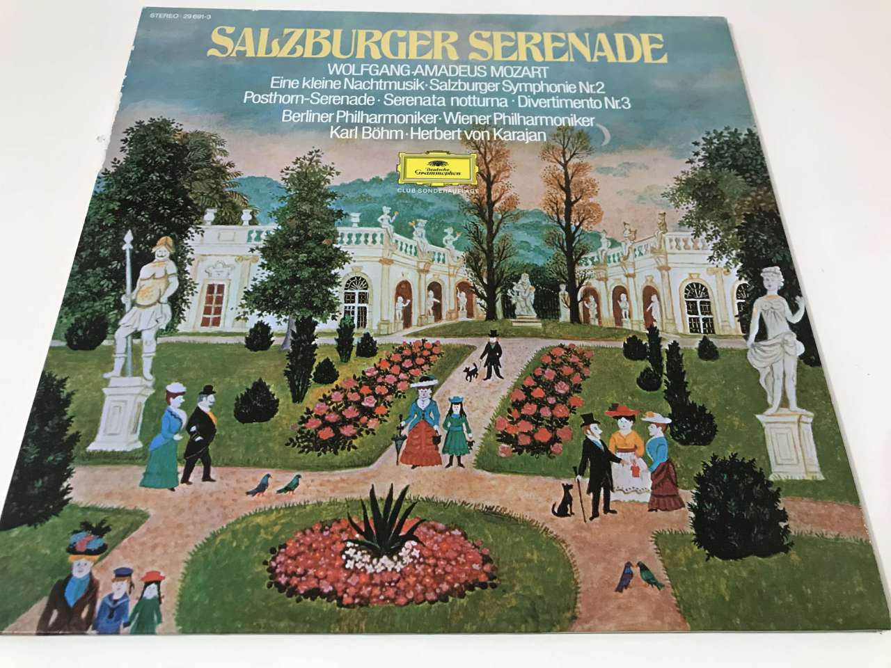 Wolfgang Amadeus Mozart  Karl Böhm  Herbert von Karajan  Berliner Philharmoniker  Wiener Philharmoniker – Salzburger Serenade 2 LP