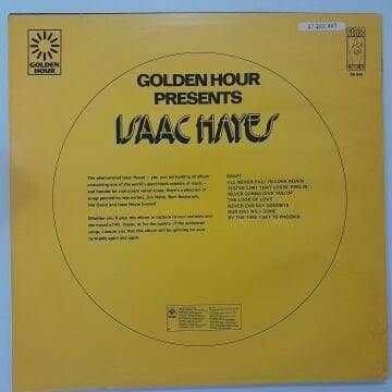 Isaac Hayes – Golden Hour Presents Isaac Hayes
