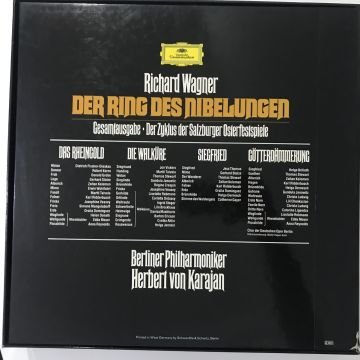 Richard Wagner - Herbert von Karajan, Berliner Philharmoniker – Der Ring Des Nibelungen - Gesamtausgabe - Der Zyklus Der Salzburger Osterfestspiele (19 LP Kutulu Set)