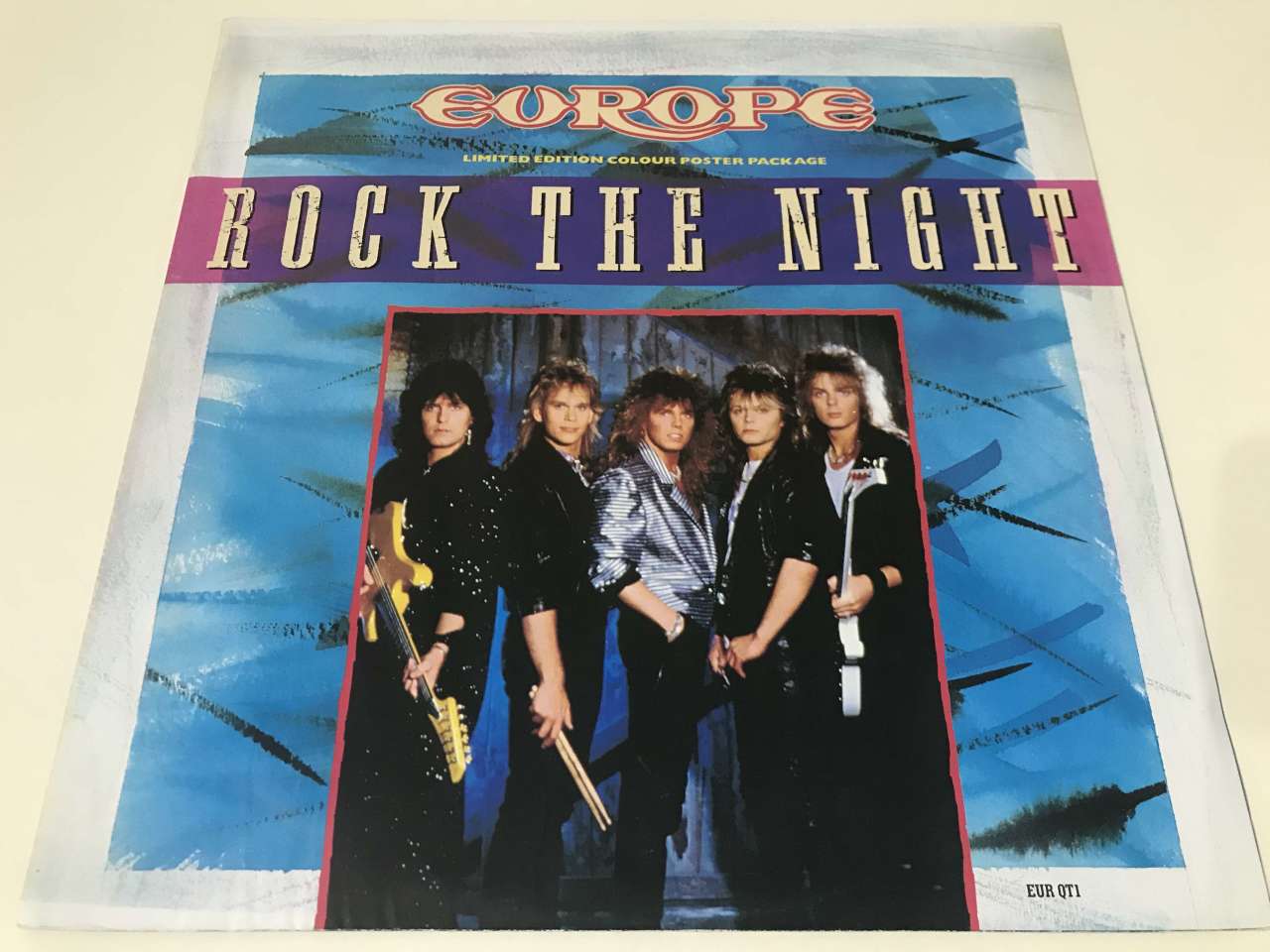 Europe ‎– Rock The Night (Poster Kapaklı)