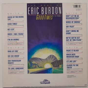 Eric Burdon & The Animals ‎– Good Times - The Best Of Eric Burdon & The Animals 2 LP