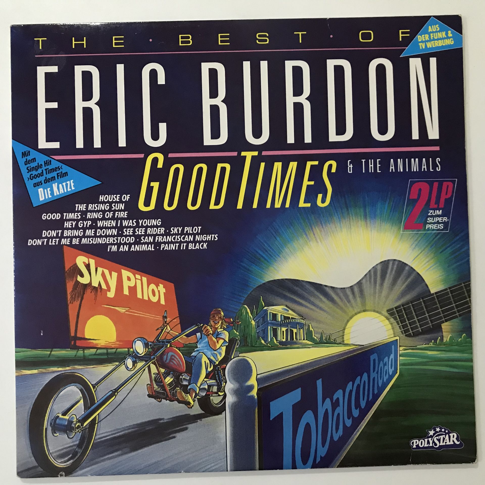 Eric Burdon & The Animals ‎– Good Times - The Best Of Eric Burdon & The Animals 2 LP