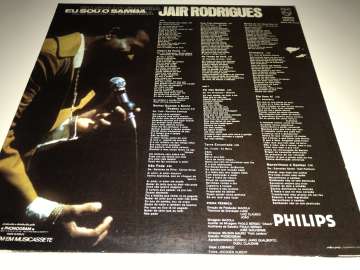 Jair Rodrigues ‎– Eu Sou O Samba