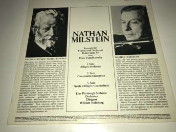 Nathan Milstein - William Steinberg - Das Pittsburgh Sinfonie Orchester / Tschaikowsky – Violinkonzert D-Dur Opus 35