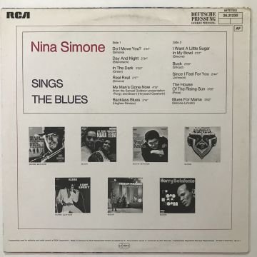 Nina Simone – Nina Simone Sings The Blues