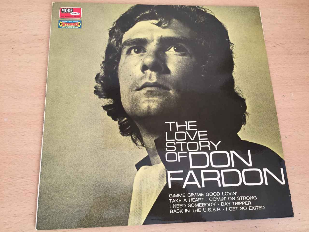Don Fardon ‎– The Love Story Of Don Fardon