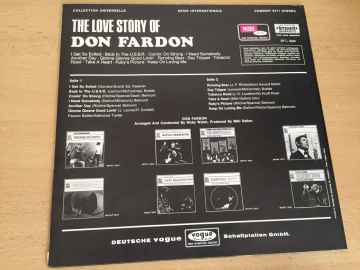Don Fardon ‎– The Love Story Of Don Fardon
