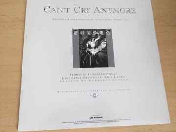 Kansas ‎– Can't Cry Anymore