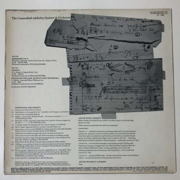 The Cannonball Adderley Quintet & Orchestra – The Cannonball Adderley Quintet & Orchestra