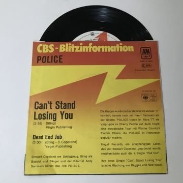 The Police – Can't Stand Losing You