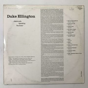 Duke Ellington – Historically Speaking - The Duke