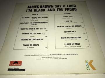 James Brown ‎– Say It Loud I'm Black And I'm Proud