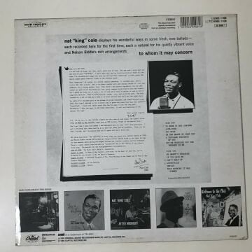 Nat ''King'' Cole – To Whom It May Concern