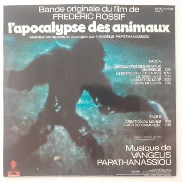 Vangelis Papathanassiou – L'Apocalypse Des Animaux