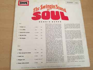 Donnie Burks ‎– The Swingin' Sound Of Soul