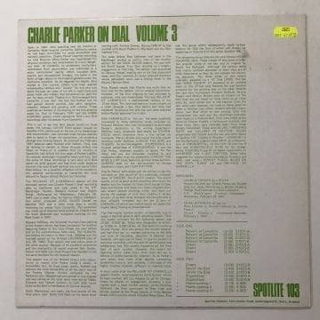Charlie Parker – Charlie Parker On Dial Volume 3