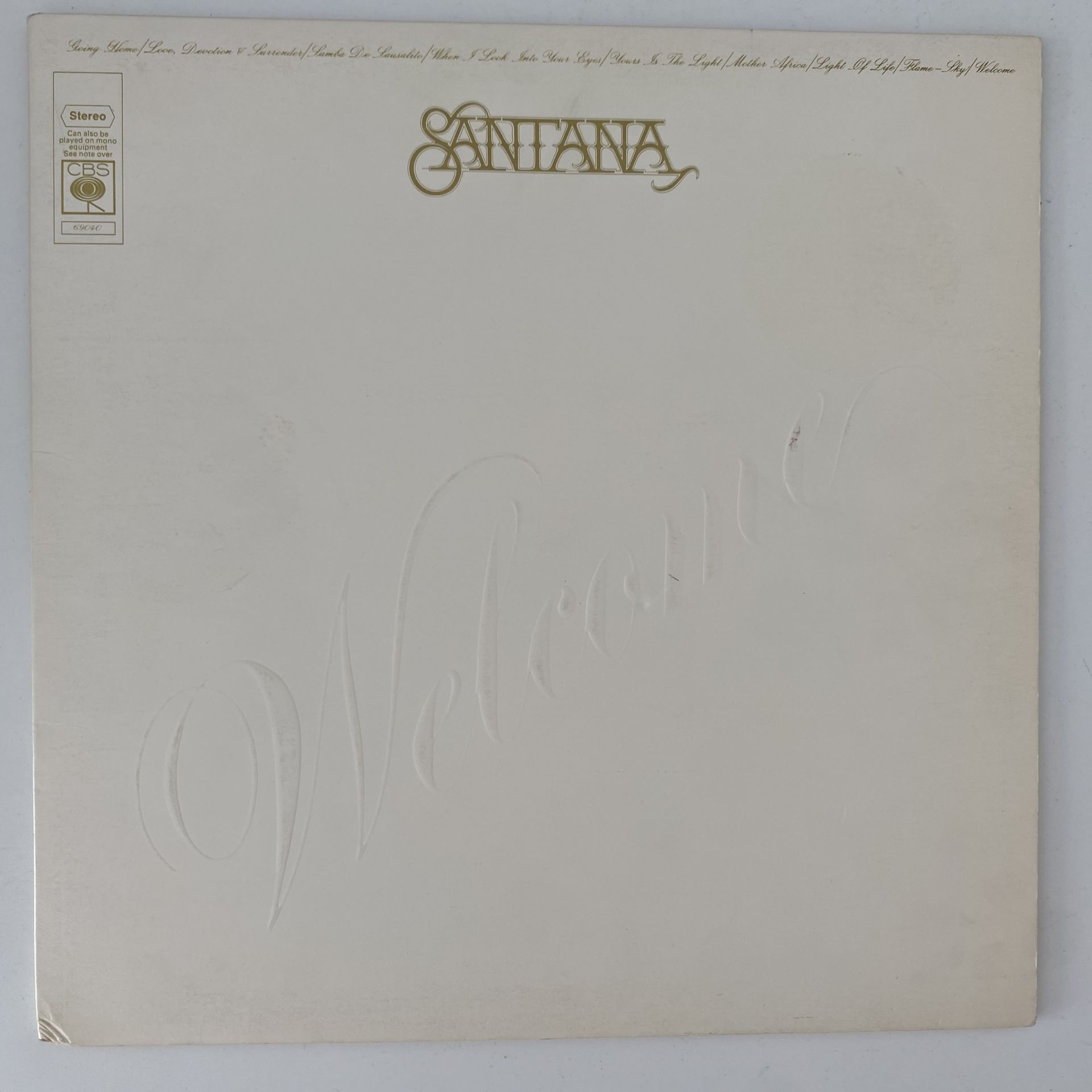 Santana ‎– Welcome